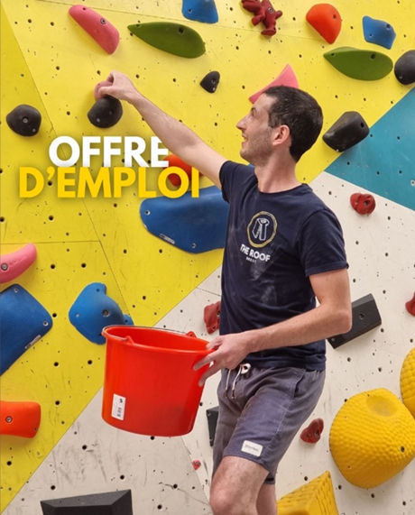 JOB ÉTUDIANT STAPS MONITEURICE ESCALADE